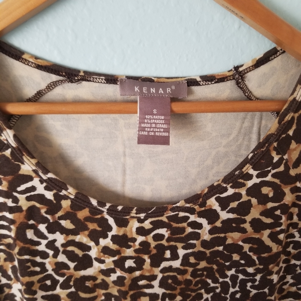 Kenar Leopard Print Top - Picture 2 of 4